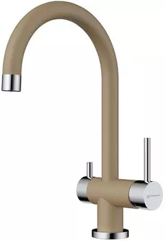 Смеситель для кухни с подключением к фильтру карамель Omoikiri Yamada-CA