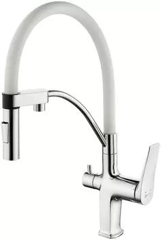 Смеситель для кухни с подключением к фильтру Lemark Comfort LM3074C-White