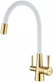 Смеситель для кухни с подключением к фильтру Lemark Comfort LM3075G-White