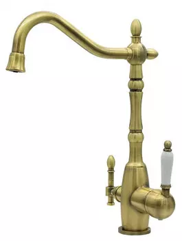 Смеситель для кухни с подключением к фильтру Milacio Castellon Ceramic MC.515.BR