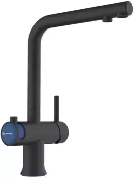Смеситель для кухни с подключением к фильтру Omoikiri Hotaru-GB-IB графит/indigo blue 4994499