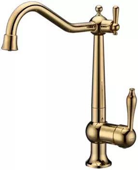 Смеситель для кухни с подключением к фильтру Paulmark Retro Re213226-G