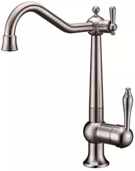 Смеситель для кухни с подключением к фильтру Paulmark Retro Re213226-NI