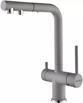 Смеситель для кухни с подключением к фильтру Paulmark Serpentine Se213222-GR