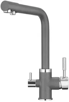 Смеситель для кухни с подключением к фильтру Point графит PN3103GR