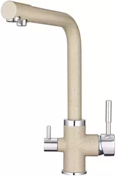 Смеситель для кухни с подключением к фильтру Point светло-бежевый PN3103BG