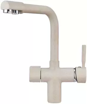 Смеситель для кухни с подключением к фильтру Point светло-бежевый PN3104BG