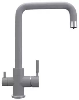 Смеситель для кухни с подключением к фильтру Ulgran бетон UQ-019-05