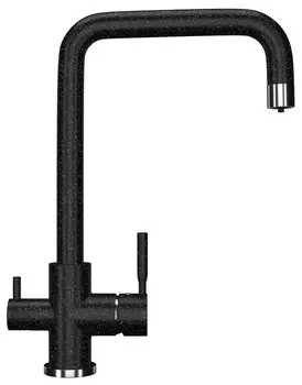 Смеситель для кухни с подключением к фильтру Ulgran черный U-019-308