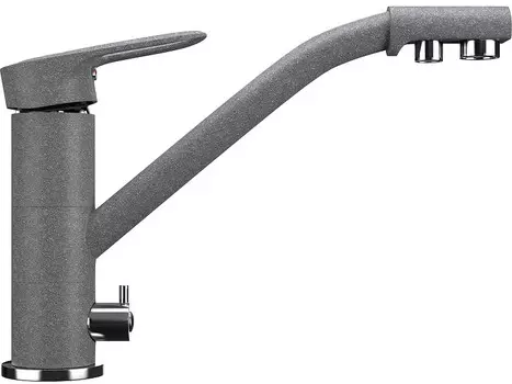 Смеситель для кухни с подключением к фильтру Ulgran графит U-010-342