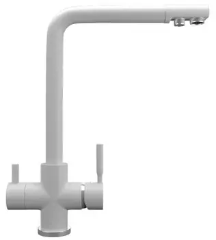 Смеситель для кухни с подключением к фильтру Ulgran платина UQ-016-04
