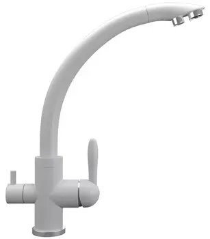 Смеситель для кухни с подключением к фильтру Ulgran платина UQ-017-04
