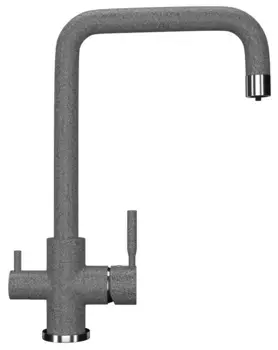 Смеситель для кухни с подключением к фильтру Ulgran темно-серый U-019-309