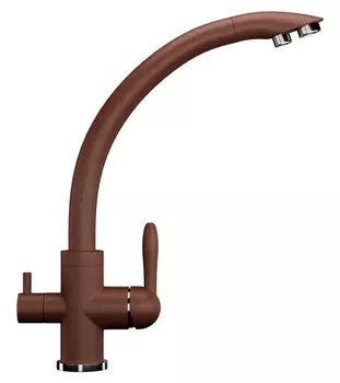 Смеситель для кухни с подключением к фильтру Ulgran терракот U-017-307