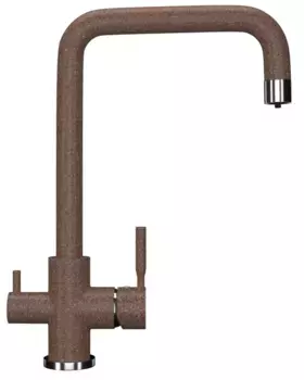 Смеситель для кухни с подключением к фильтру Ulgran терракот U-019-307