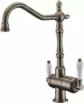 Смеситель для кухни с подключением к фильтру Zorg Sanitary ZR 326 YF ANTIQUE