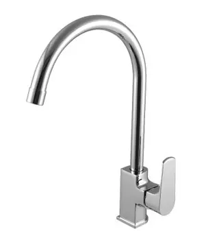 Смеситель для кухни с высоким поворотным изливом Lemark Plus Factor LM1605C