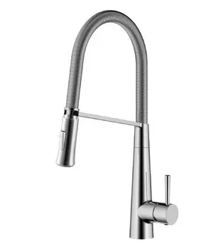 Смеситель для кухни с вытягивающимся поворотным изливом Lemark Soul LM6002C