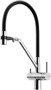 Смеситель для кухни Sancos Dora SC4003CH с подключением к фильтру, гибким изливом, хром