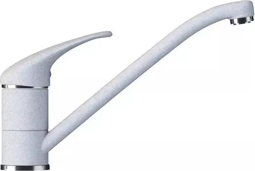 Смеситель для кухни серый металлик Tolero Низкий 694609