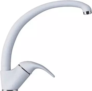 Смеситель для кухни серый металлик Tolero Высокий 694685