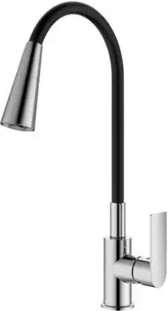 Смеситель для кухни Splenka S05.43 с гибким изливом, хром