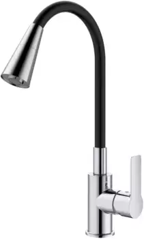 Смеситель для кухни Splenka S06.43 с гибким изливом, хром