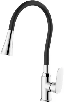 Смеситель для кухни Splenka S41.43 с гибким изливом, хром