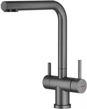 Смеситель для кухни Splenka S70.61.09 с подключением к фильтру, графит матовый
