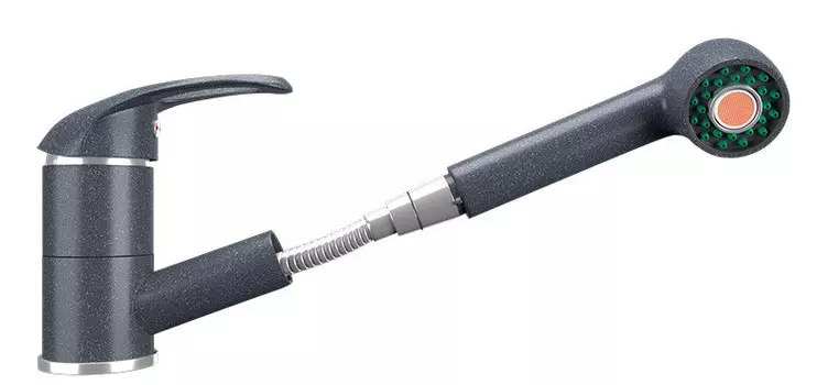 Смеситель для кухни Ulgran антрацит U-002-343