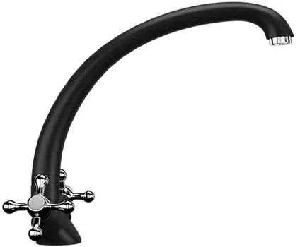 Смеситель для кухни Ulgran черный U-013-308