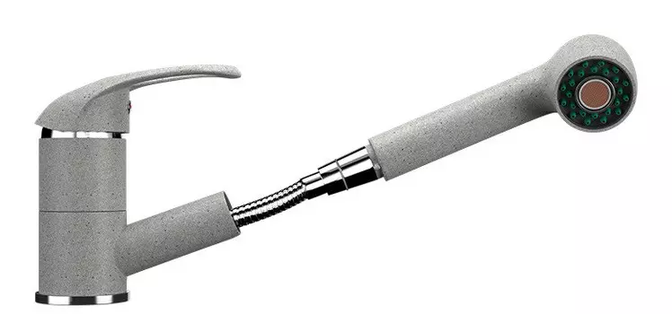 Смеситель для кухни Ulgran серый U-002-310