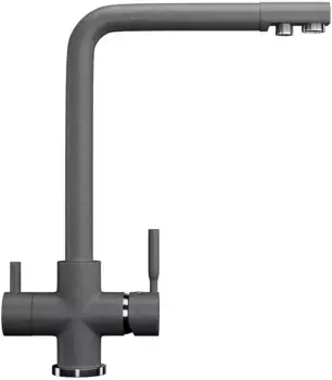 Смеситель для кухни Ulgran U-016-342 с подключением к фильтру, графит