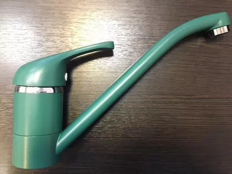 Смеситель для кухни зеленый металлик Telma Mis40 77