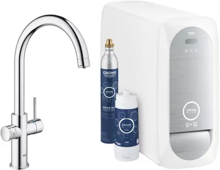 Смеситель для мойки с функцией очистки водопроводной воды Grohe Blue Home 31455000
