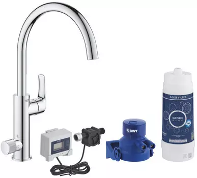 Смеситель для мойки с функцией очистки водопроводной воды Grohe Blue Pure Eurosmart 30499000
