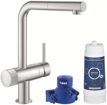 Смеситель для мойки с функцией очистки водопроводной воды Grohe Blue Pure Minta 119707