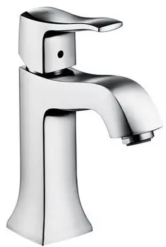 Смеситель для раковины 100 без донного клапана Hansgrohe Metris Classic 31077000