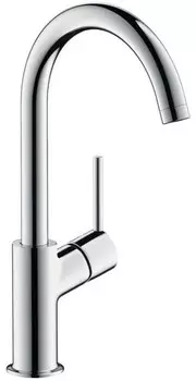 Смеситель для раковины 210, с донным клапаном Push-Open с фиксированным изливом Hansgrohe Talis 32080000