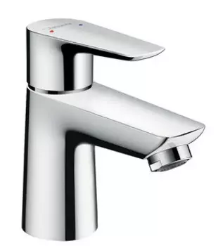 Смеситель для раковины 80 с донным клапаном push-open Hansgrohe Talis E 71701000