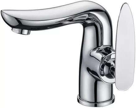 Смеситель для раковины без донного клапана BelBagno Volturno VOL-LVM-CRM