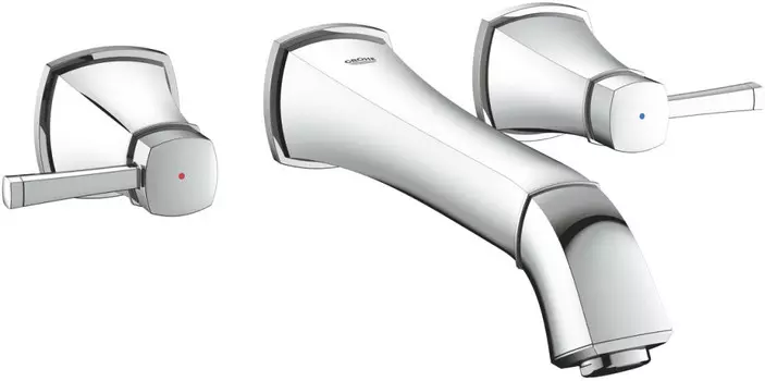 Смеситель для раковины без донного клапана Grohe Grandera 20415000