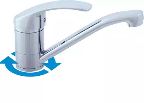 Смеситель для раковины без донного клапана Rav Slezak Mississippi MS015.5