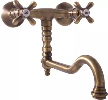 Смеситель для раковины без донного клапана Rav Slezak Morava Retro MK101.5/29SM