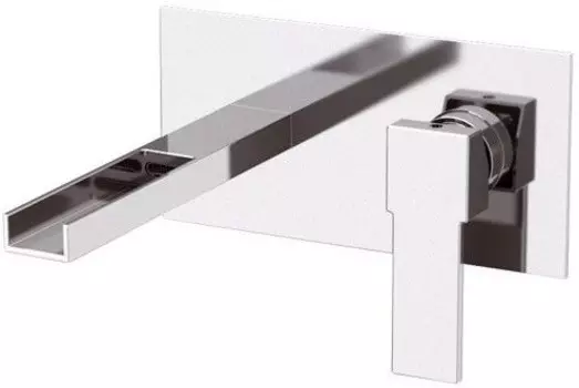 Смеситель для раковины без донного клапана Remer Qubika Cascata QC15