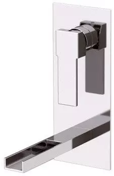 Смеситель для раковины без донного клапана Remer Qubika Cascata QC14