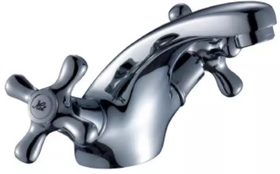 Смеситель для раковины без донного клапана Rossinka H H02-61