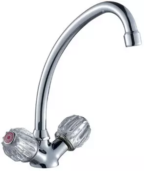 Смеситель для раковины без донного клапана Rossinka N N02-62