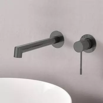 Смеситель для раковины без донного клапана Vincea Desire VBFW-1D1GM
