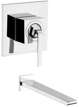 Смеситель для раковины без донного клапана Webert Wolo WO830607015